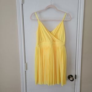 Bebe Dhalia Pleated Skirt Dress